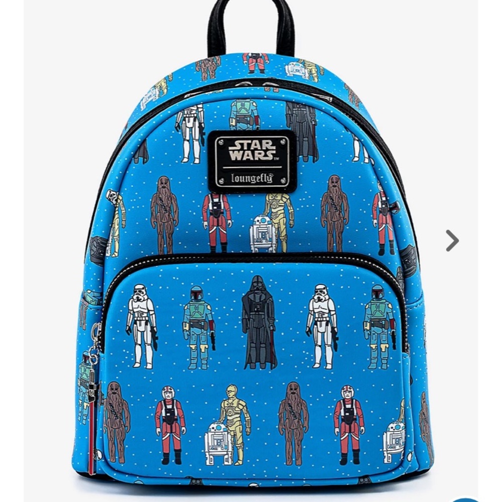 Loungefly Star Wars action figure backpack